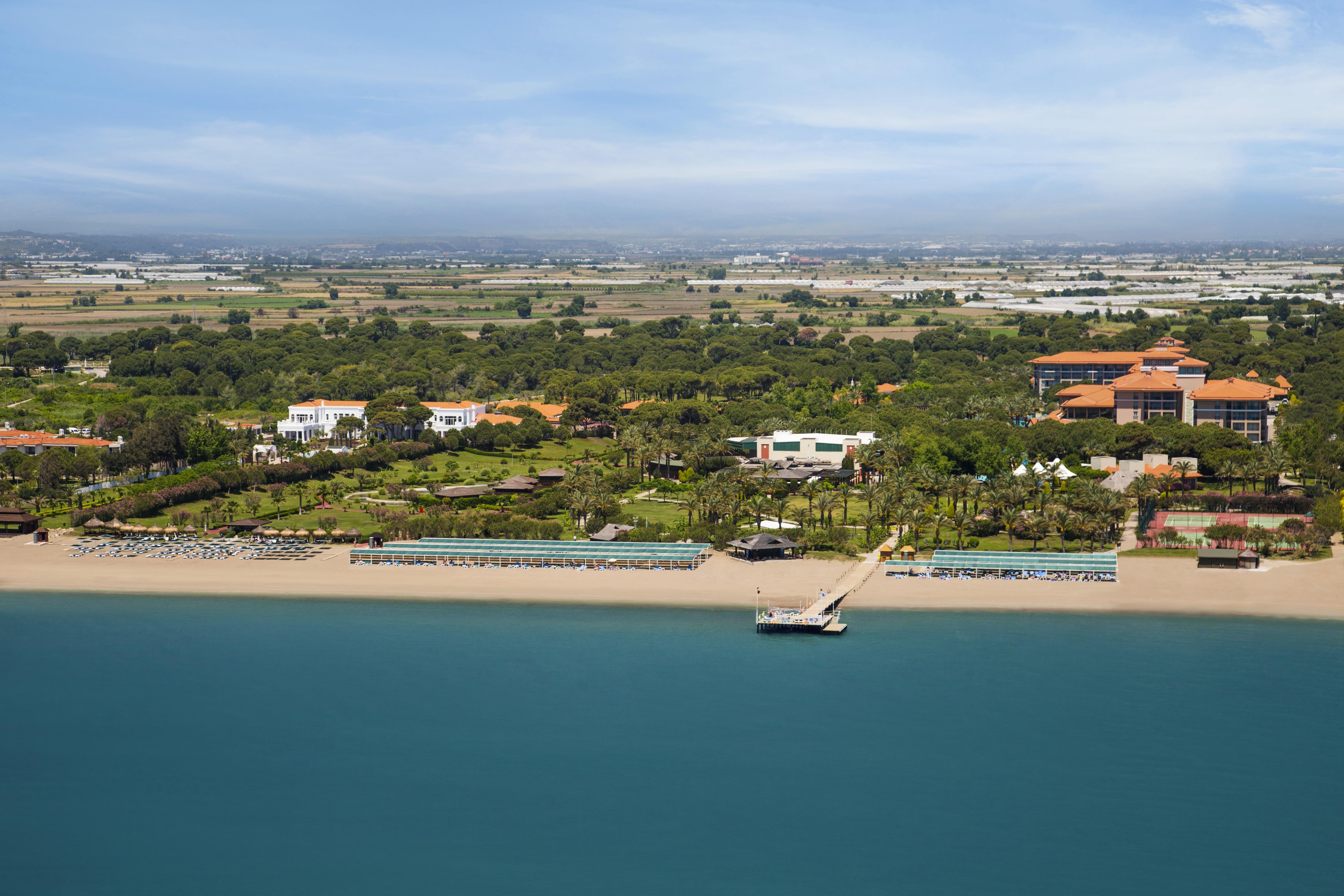 Ic ホテルズ グリーン パレス アンタルヤ エクステリア 写真 Aerial view of the resort