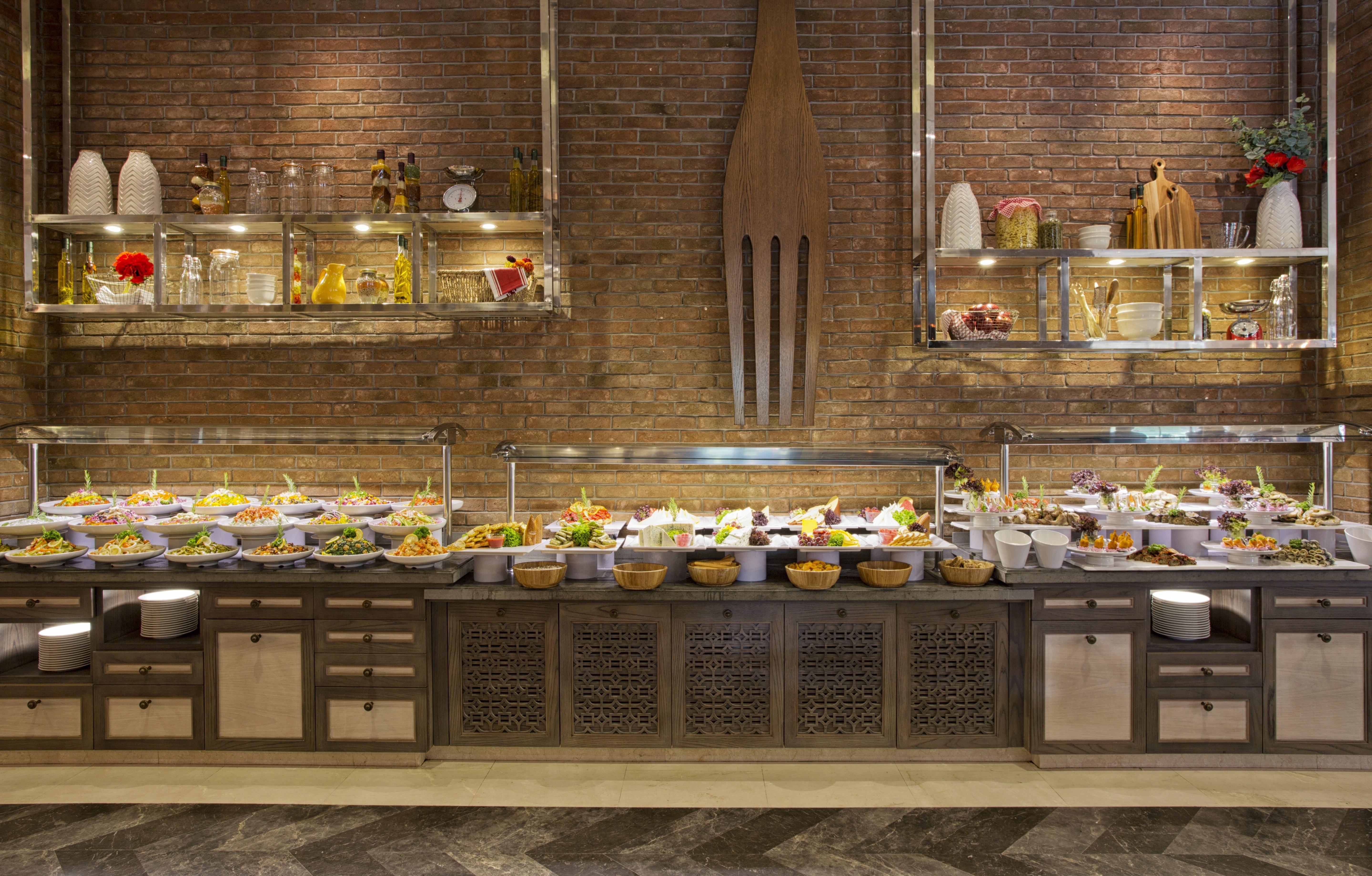 Ic ホテルズ グリーン パレス アンタルヤ エクステリア 写真 A salad bar