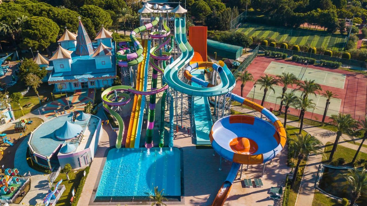 Ic ホテルズ グリーン パレス アンタルヤ エクステリア 写真 Aerial view of Wet'n'Wild Water World